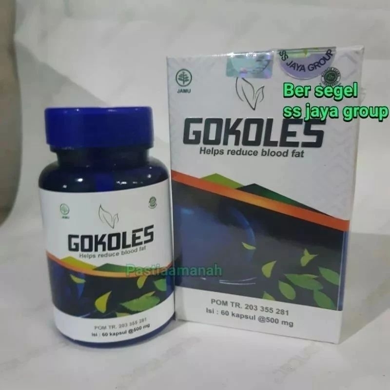 GOKOLES OBAT KOLESTEROL HERBAL PENGHILANG LEMAK DALAM DARAH