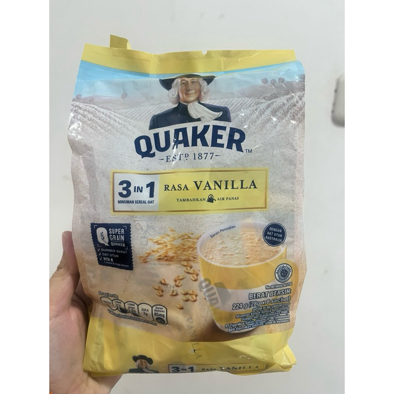 

Quaker 3in1 vanilla 224G