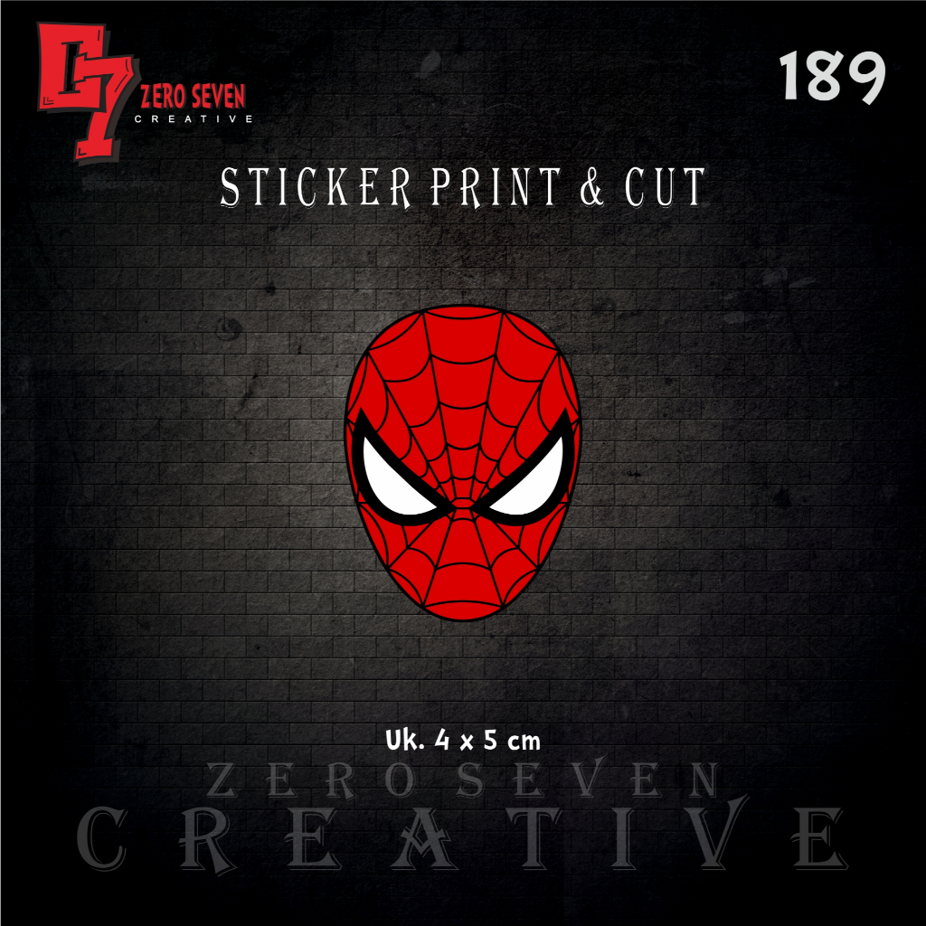 

STIKER SPIDERMAN / CHARACTER DC / SUPERHERO / STIKER MOTOR / AESTHETIC / VYNIL / ANTI AIR / PRINT & CUT