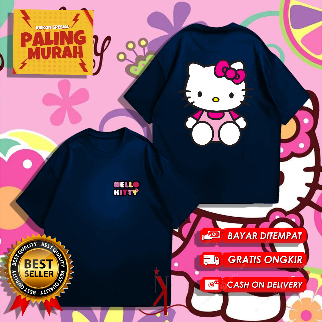 Baju Kaos Anak Hello Kitty / Kaos Anak Hello Kitty / Baju Anak Hello Kitty