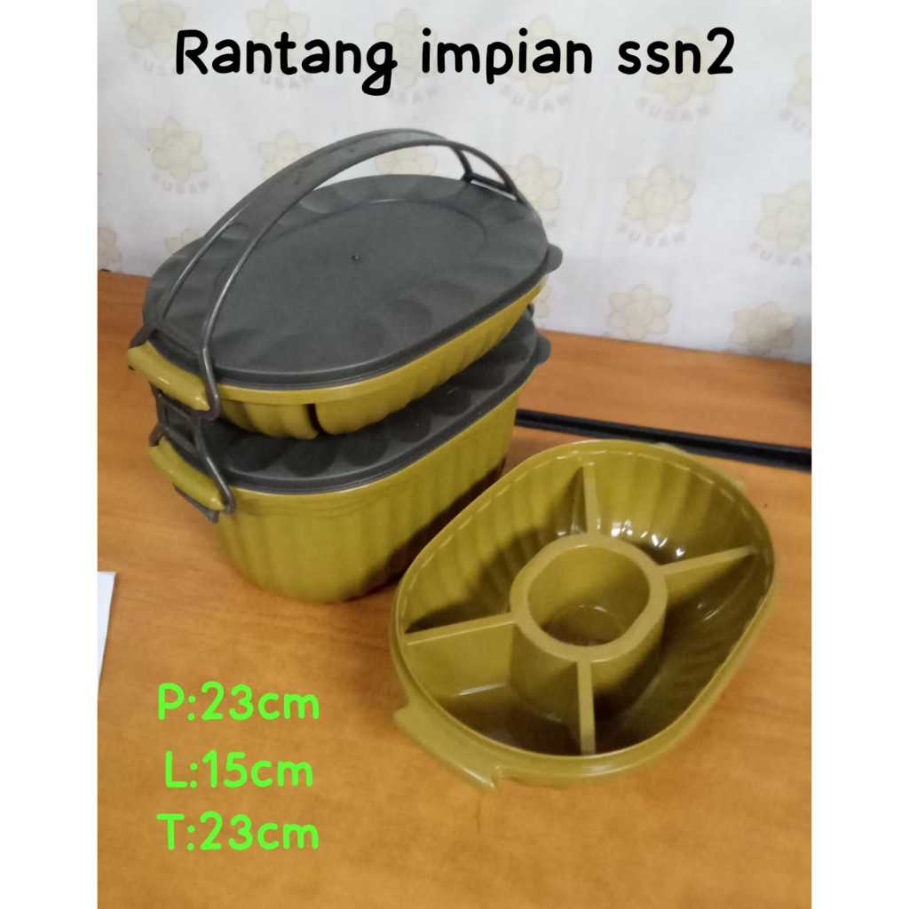 rantang plastik 2 susun