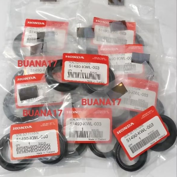 51490-KWL-003 SEAL SHOCK DEPAN CB 150 X CB 150R 2021 CBR 150R CBR 250 R RR UP SIDE DOWN ORIGINAL THA