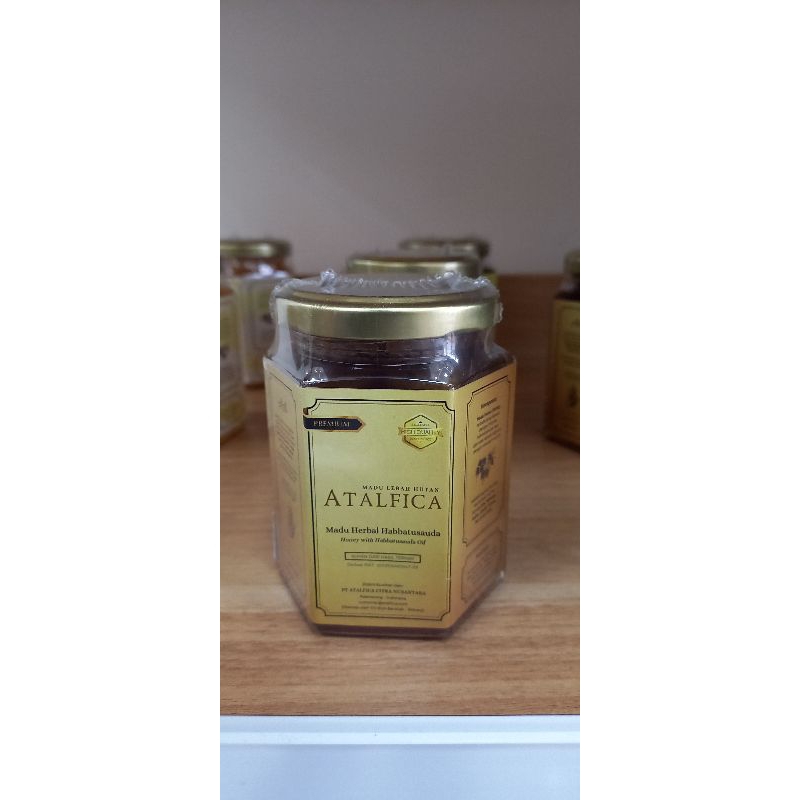 

MADU LEBAH HUTAN ATALFICA. MADU HERBAL HABBATUSAUDA. KEMASAN 200 GRAM ( PREMIUM ASLI DAN MURNI 100%