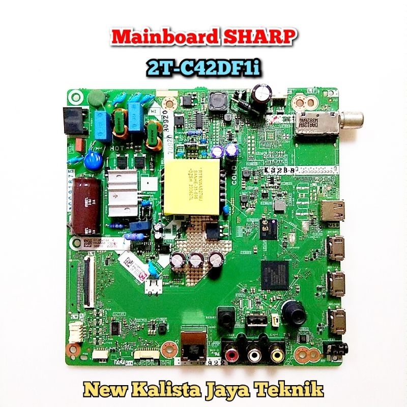MAINBOARD TV SHARP 2T-C42DF1I ORIGINAL QPWBNH196WJN2 MB SHARP 42DF1I MOTHERBOARD TV 2TC42DF1I MB c42