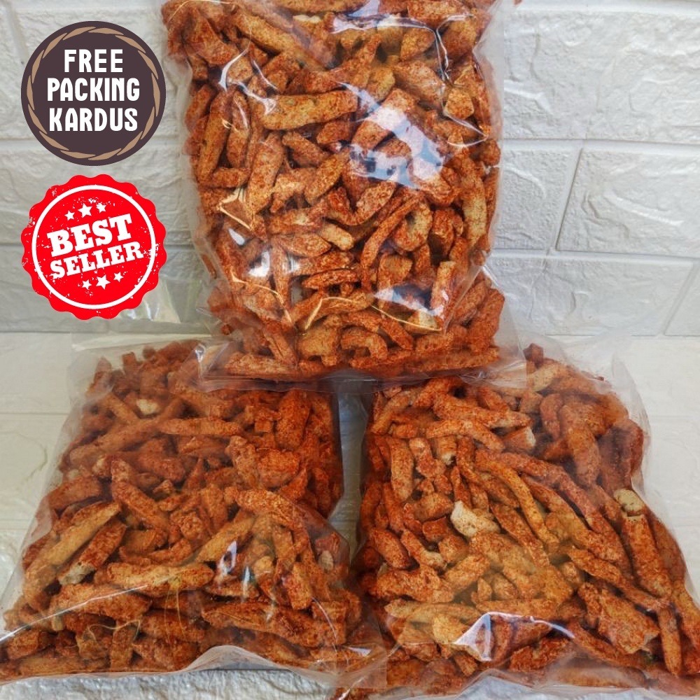 

PEROMO CEMILAN PEDAS STIK BASRENG PEDAS ASIN 125 GRAM MAKANAN RINGAN