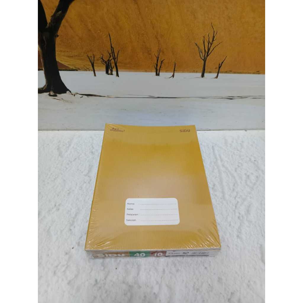 

HJK (10BUKU) Buku Tulis Sinar Dunia SIDU isi 40 cover depan motif seperti di sampul COKLAT KRAFT