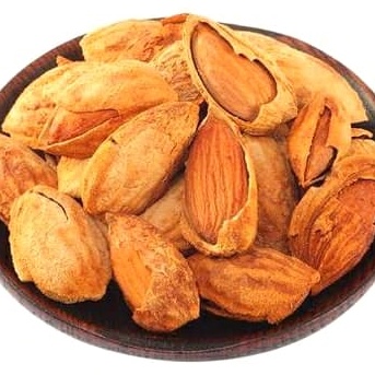 

FANTASTIS Kacang Almond Panggang Original Tawar 1KG Plain Almond Roasted In shell RD Snack