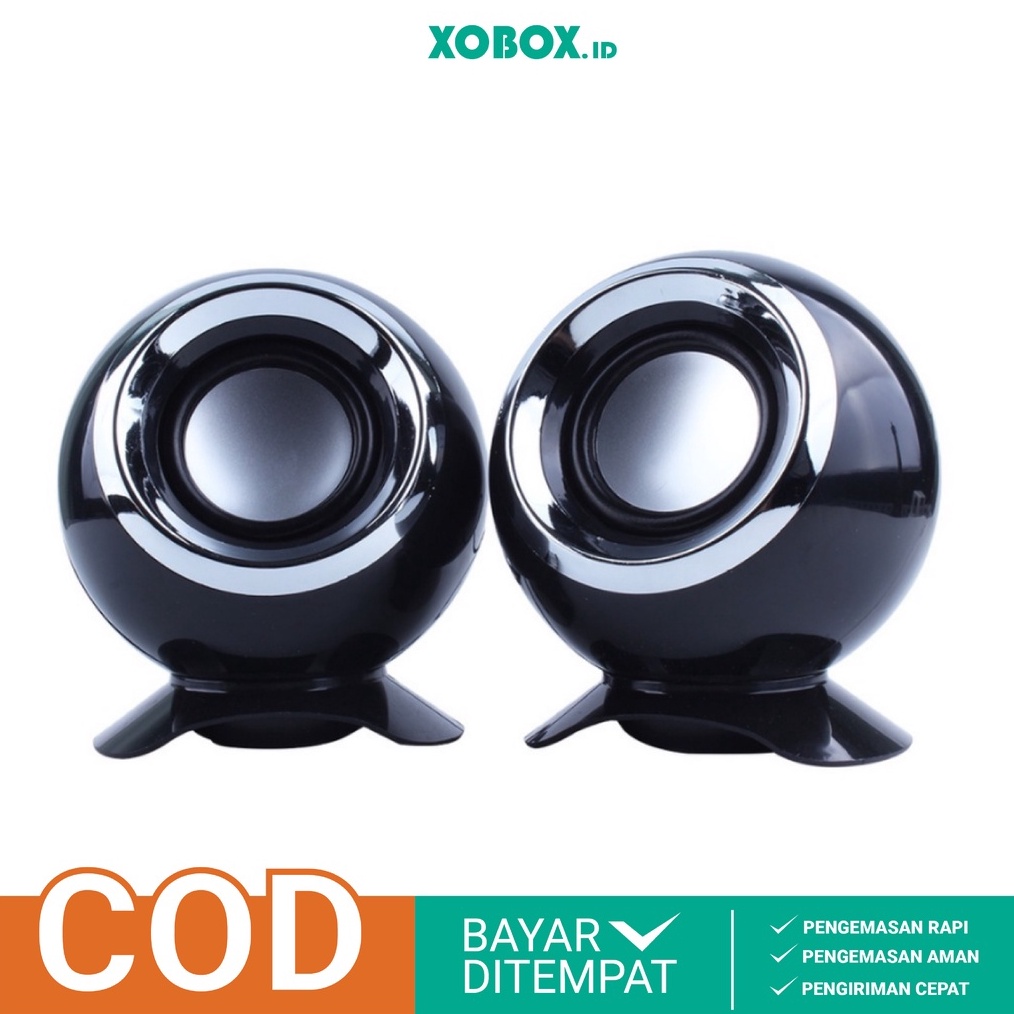 UNIK Salon Aktif Speaker Mini 2 Komputer Laptop With Switch Volume Control K6 XOBOX