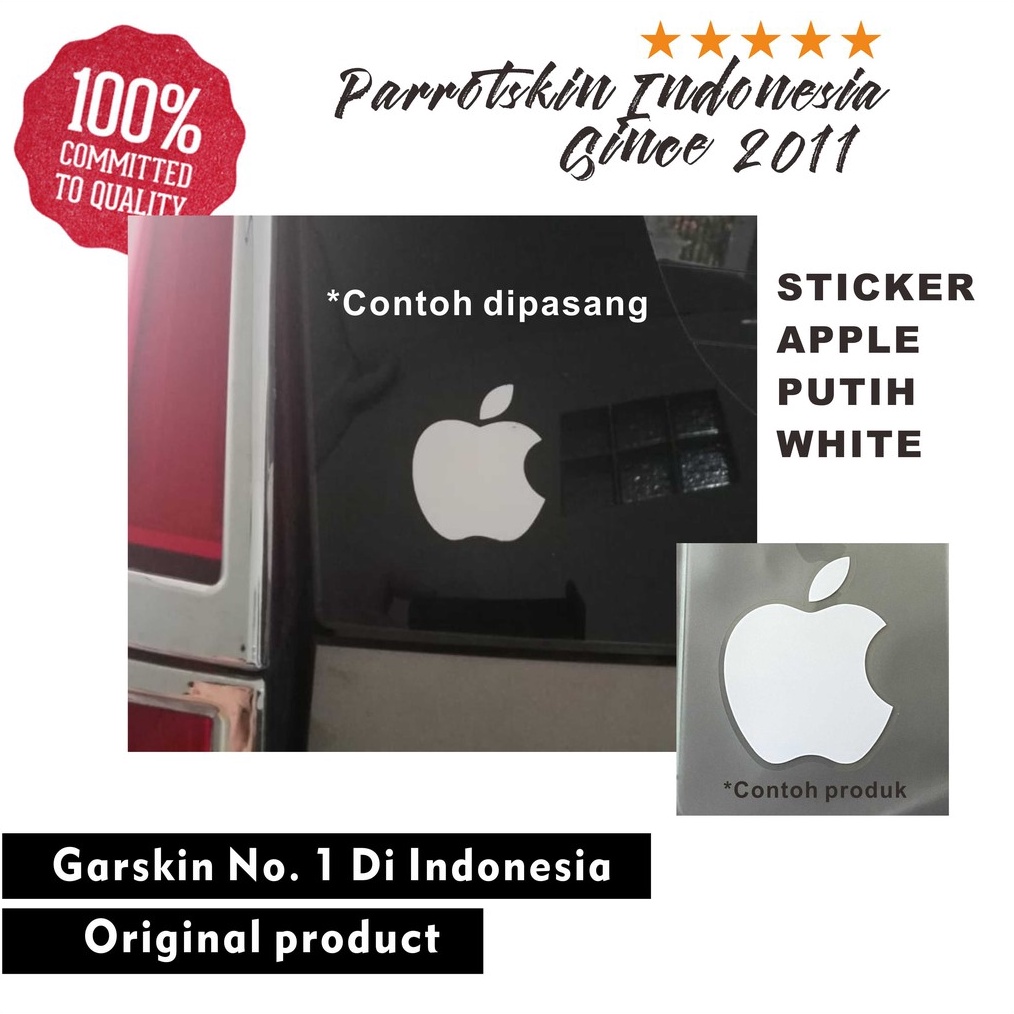 FLASH SALE Sticker Logo Apple besar untuk mobil motor laptop Like Original stiker