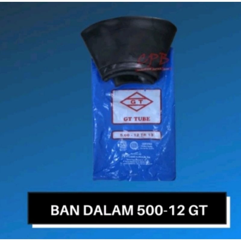 BAN DALAM UKURAN 500 - 12 MERK GT BAN DALAM 500 12 GT BAN VIAR KAISAR JIALING SPARE PARTS MOTOR RODA