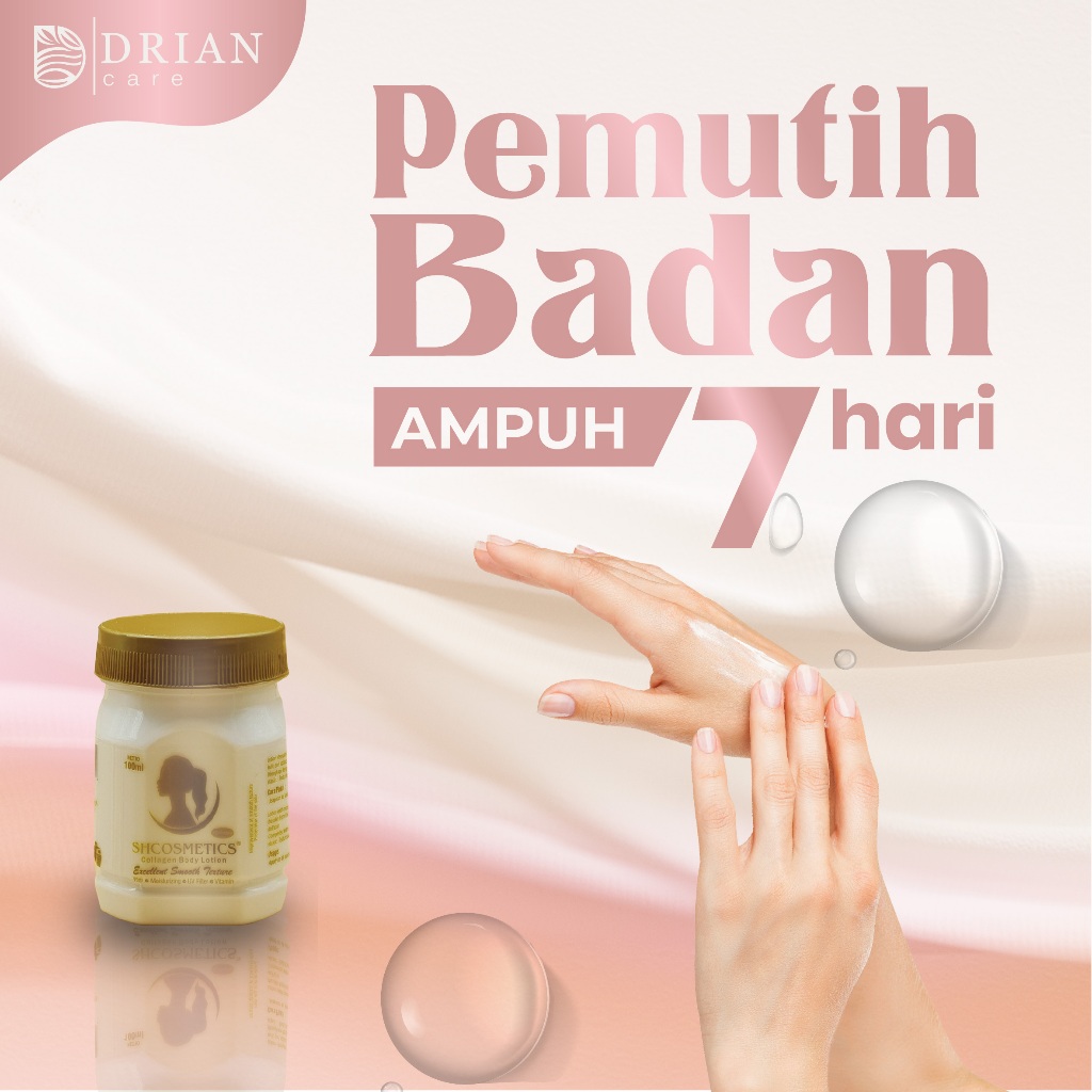 Pemutih Badan Ampuh 7 Hari Bpom Bibit Collagen Pemutih Badan Kulit Tangan Kaki Sikut Lutut Leher Hit