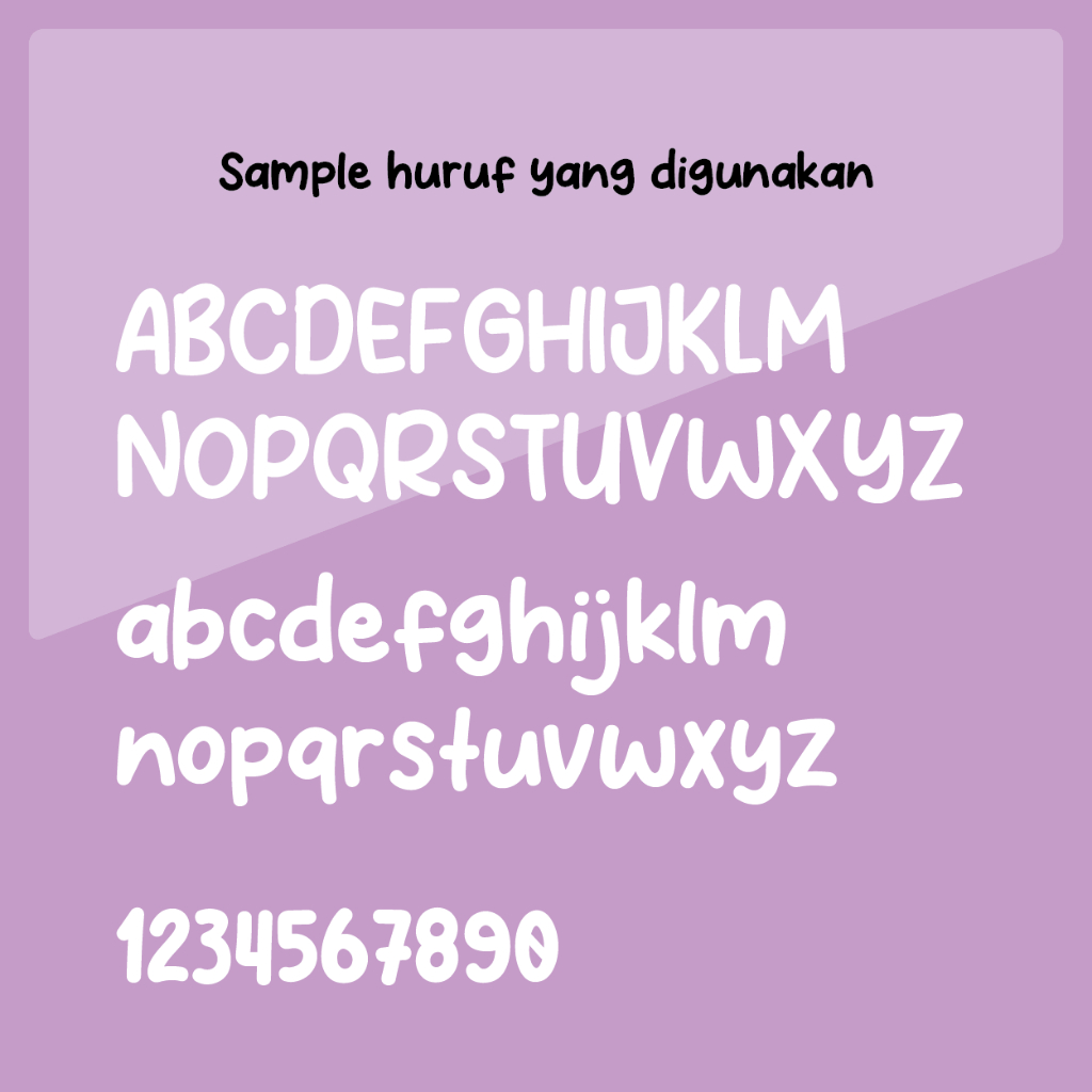 

Ay00! Sticker label nama anak waterproof Kuromi long name