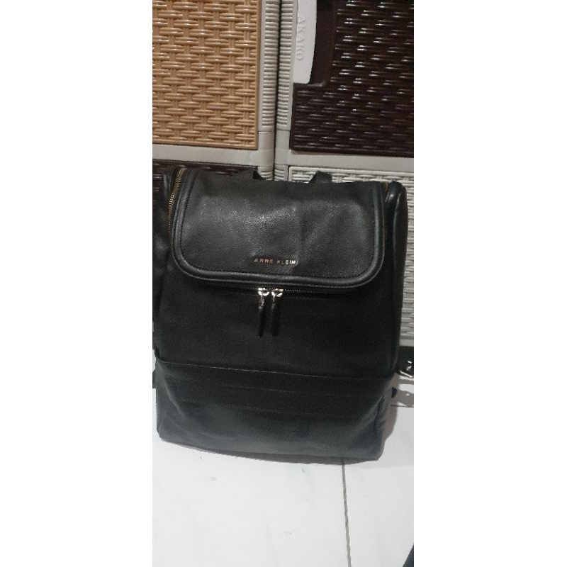 Original Ransel / Backpack Kulit Asli Anne Klein (Preloved)