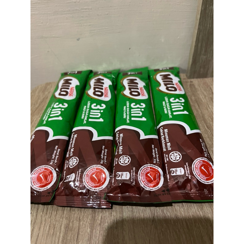 

MILO 3IN1 KEMASAN SASET