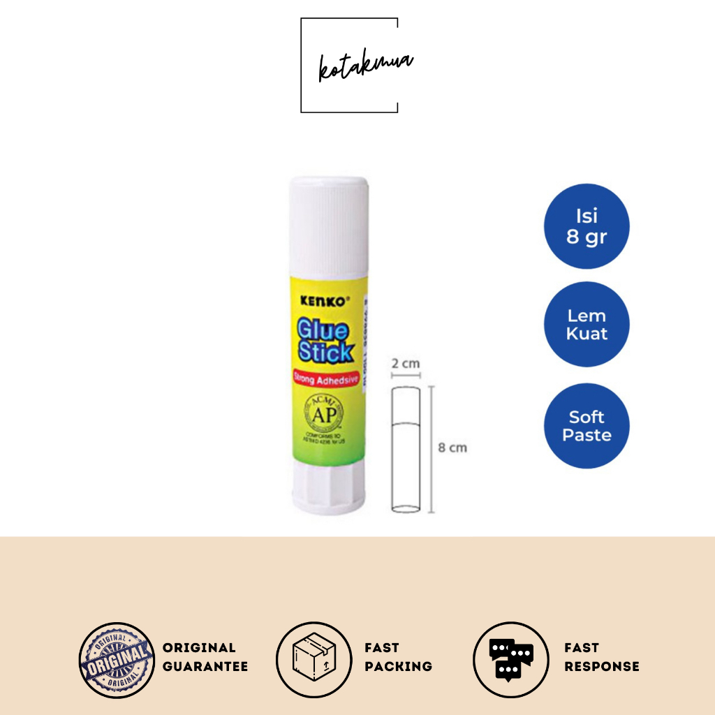 

KENKO GLUE STICK / Lem Stik / Lem Batang 8 Gr