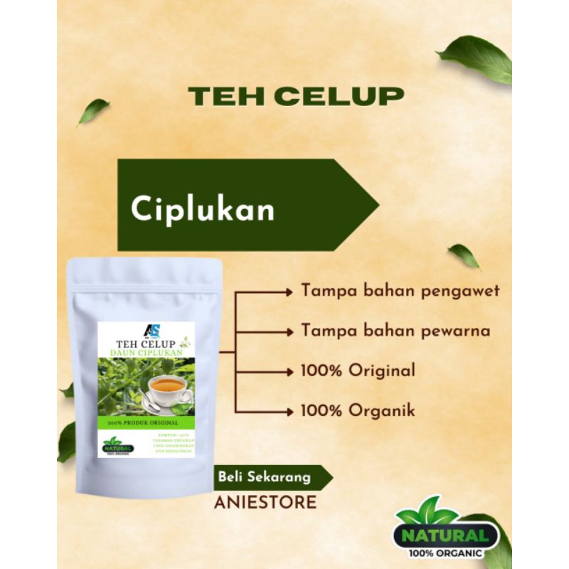 

TEH CELUP HERBAL CIPLUKAN ISI 30 TEA BAG