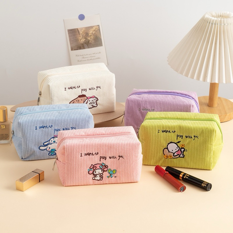 

TEMPAT PENSIL SANRIO LUCU BONEKA KOREAN 10732 | POUCH MAKEUP |
