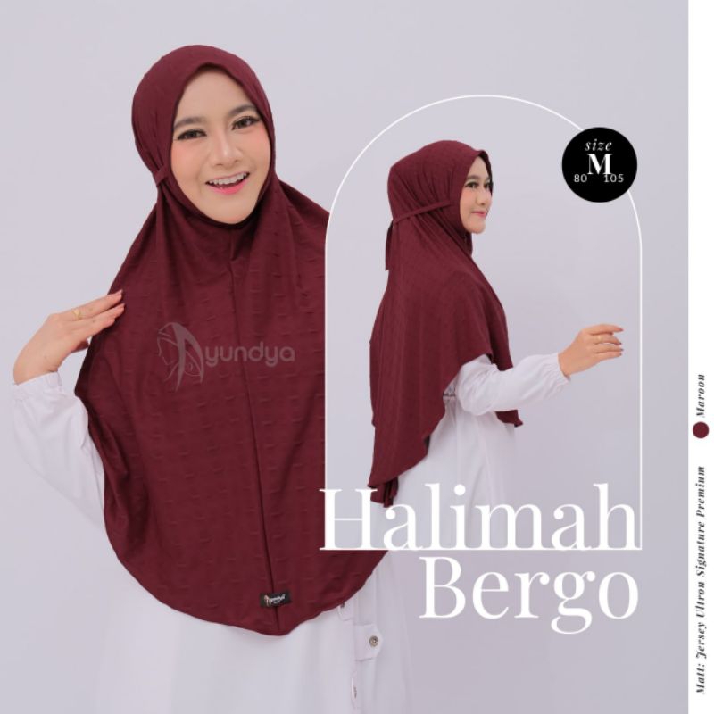 Halimah hijab bergo ( Ayundya)