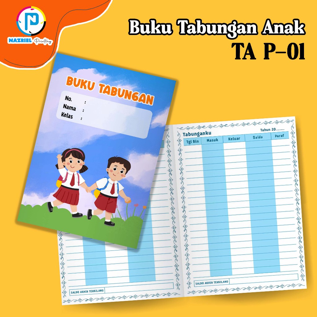 

(POTRAIT) Tabungan Anak Sekolah Tabungan Anak Full Warna