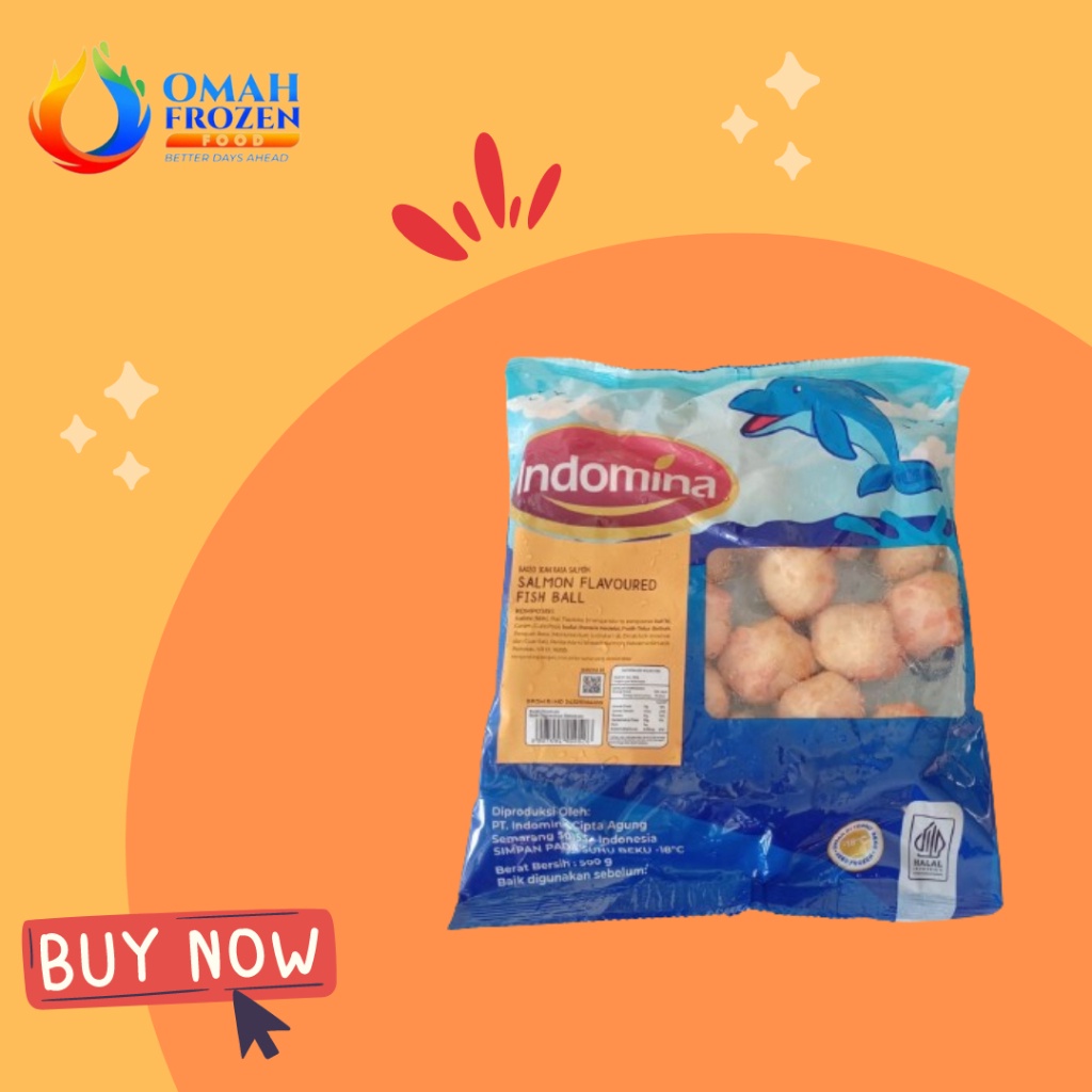 

MANTAP Indomina Bakso Ikan Rasa Salmon 5gr