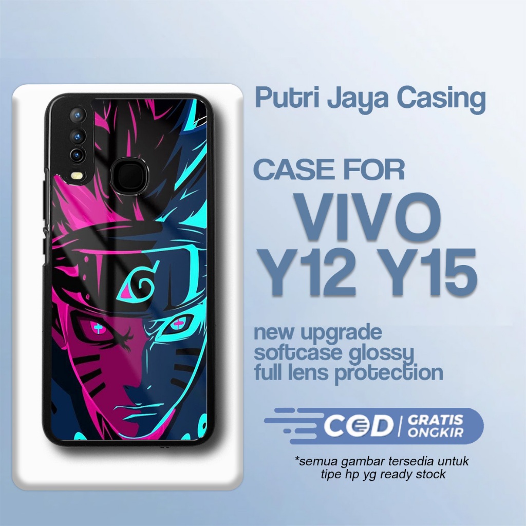 Case Vivo Y12 Y15 Terbaru - Casing Vivo Y12 Y15 - Motif Narto baru - Hardcase Premium Glossy - Softc