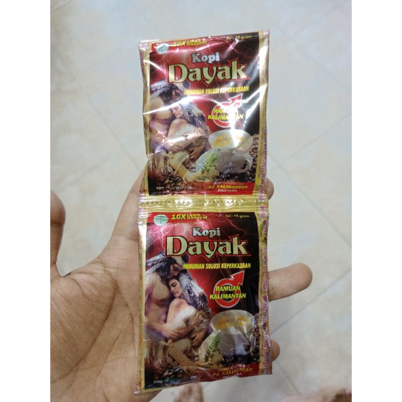 

kopi, kopi Stamina, 2 saset / 1 saset kopi minuman perkasa