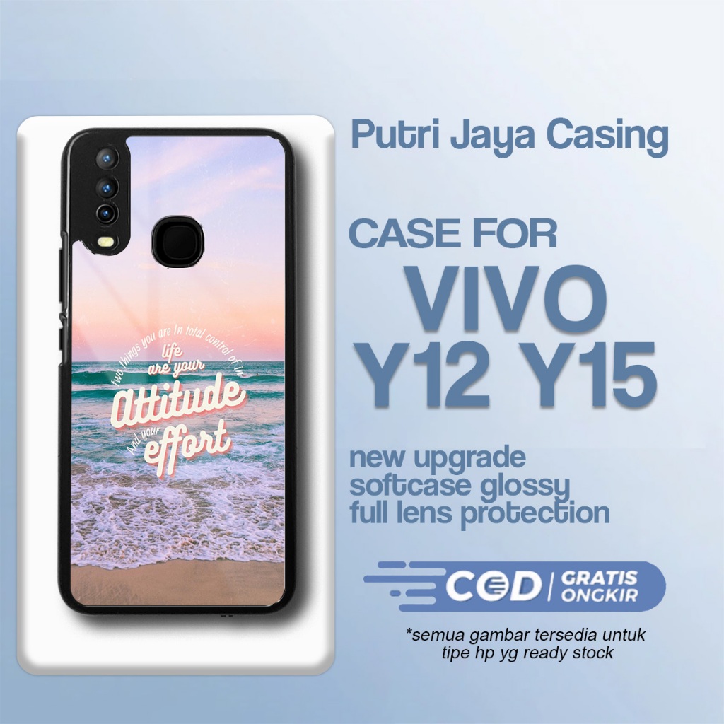 Case Vivo Y12 Y15 Terbaru - Casing Vivo Y12 Y15 - Motif Quotes inggris - Hardcase Premium Glossy - S