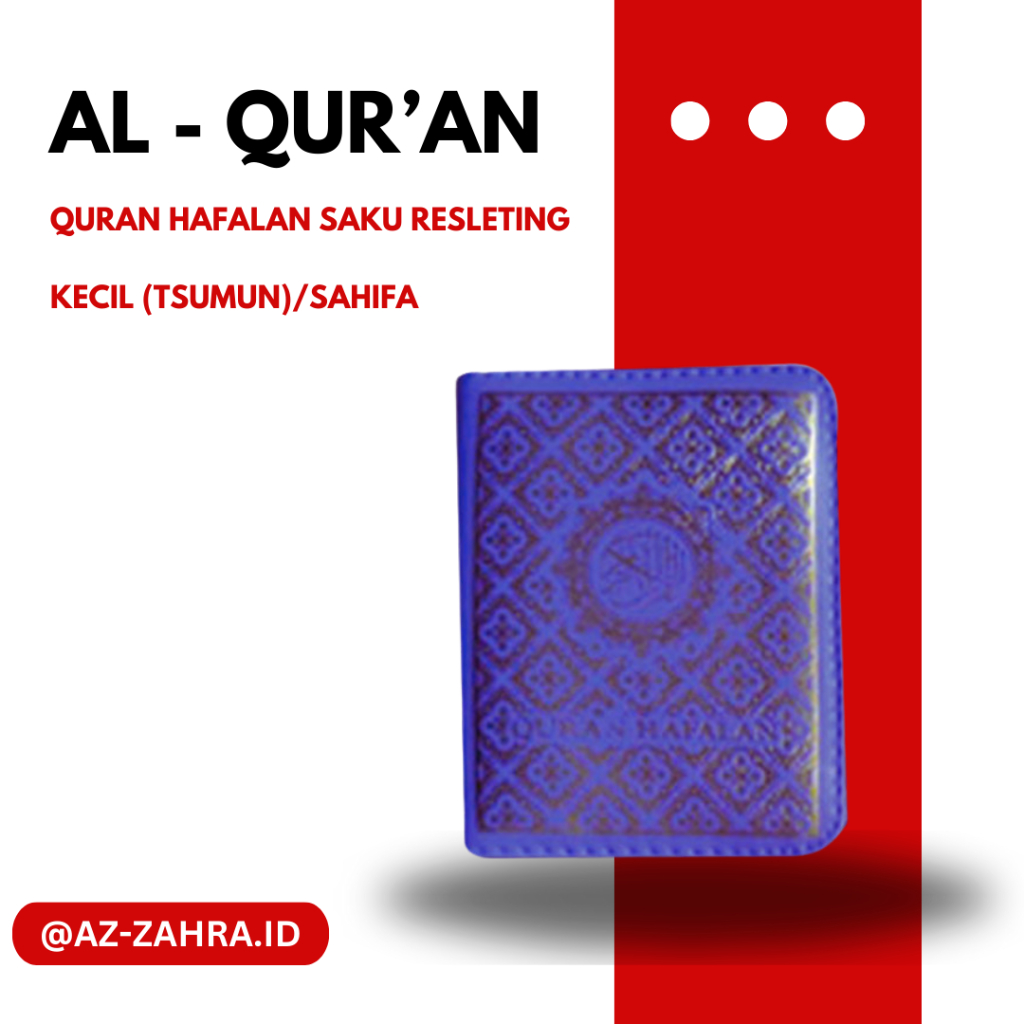 [Az-Zahra.id]QURAN HAFALAN NON TERJEMAH SAKU RESLETING KECIL (TSUMUN)/SAHIFA/Penerbit Diponegoro/ OR