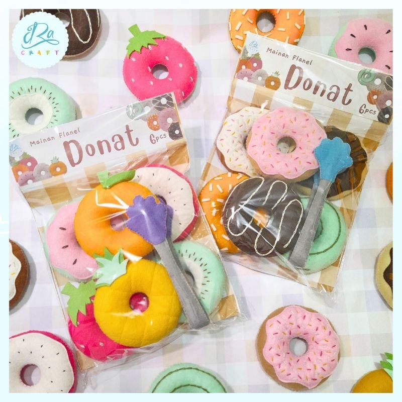 Mainan Donat Flanel Free Capitan