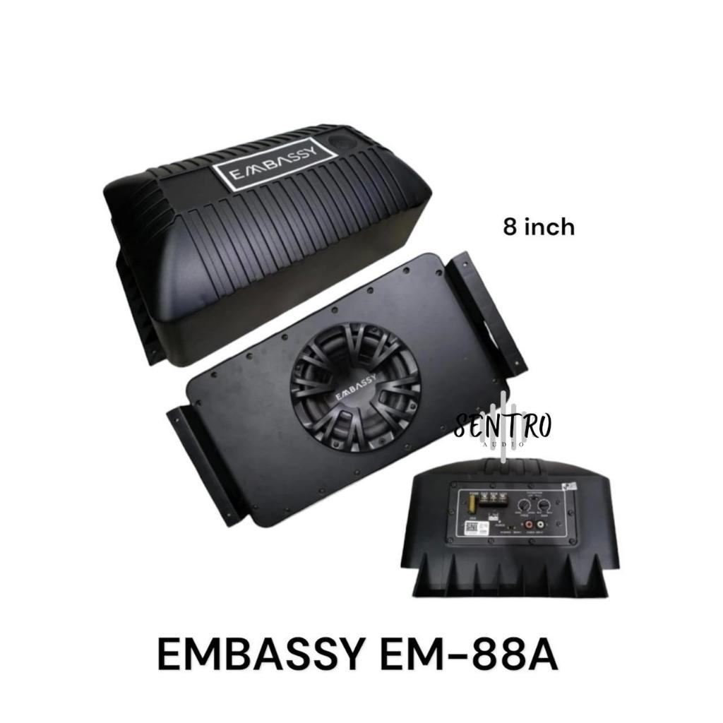 SUBWOOFER AKTIF 8 Inch 500 Watt EMBASSY EM-88A TERMURAH