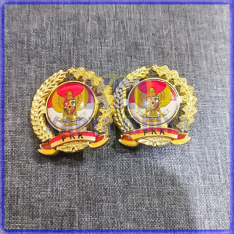 Pin Logo PKK - Pin PKK Perangkat Desa Pemberdayaan Kesejahteraan Keluarga - Karya Mulya
