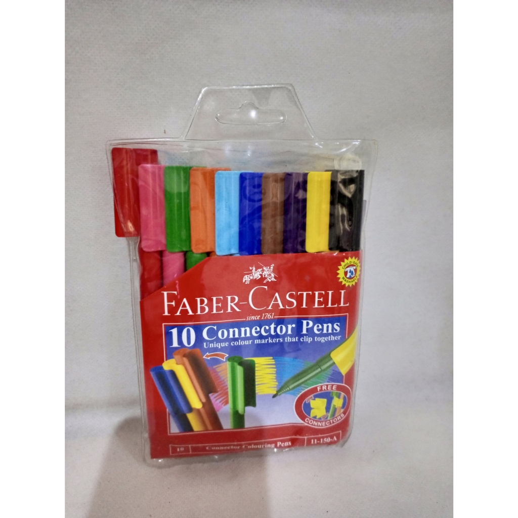 

Konektor Pen Faber Castell 10 Warna Kemasan Ekonomis