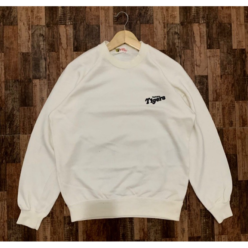 Crewneck Putih Polos Tigers