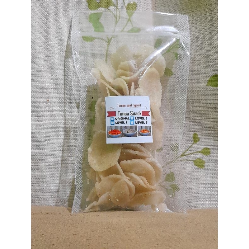 

Kripik Moring Bulat Original 50 Gram | Kripik Cimol | Kripik Gurih