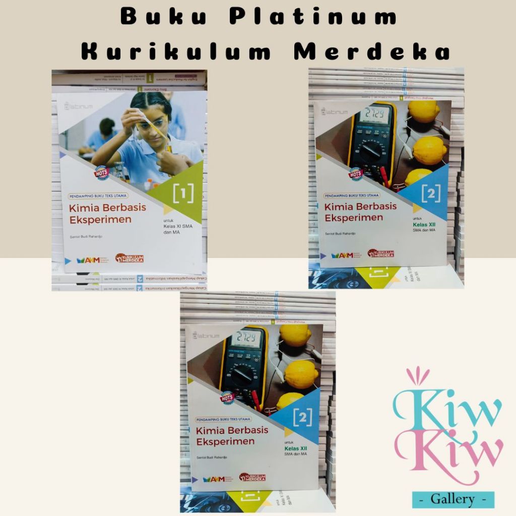 Buku Kimia Berbasis Eksperimen Kelas 11, 12 SMA/MA Kurikulum Merdeka - Platinum