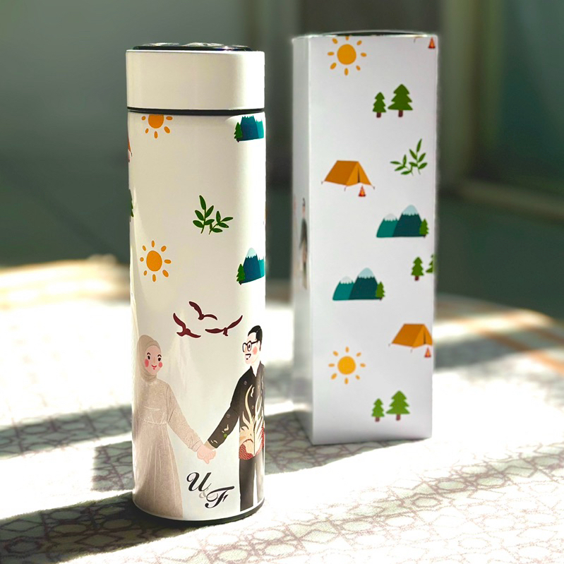 TUMBLR LED CUSTOM GAMBAR (WARNA PUTIH)