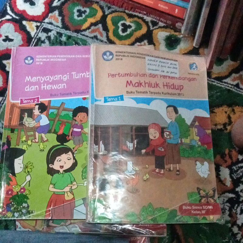 buku tematik tema 1 dan 2 kelas 3 SD