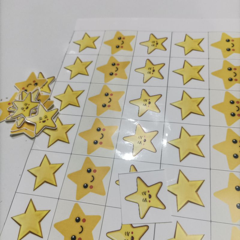

60PCS STICKER BINTANG KUNING | STARS STICKER | STICKER BINTANG UNTUK REWARD ANAK | STICKER BINTANG LUCU