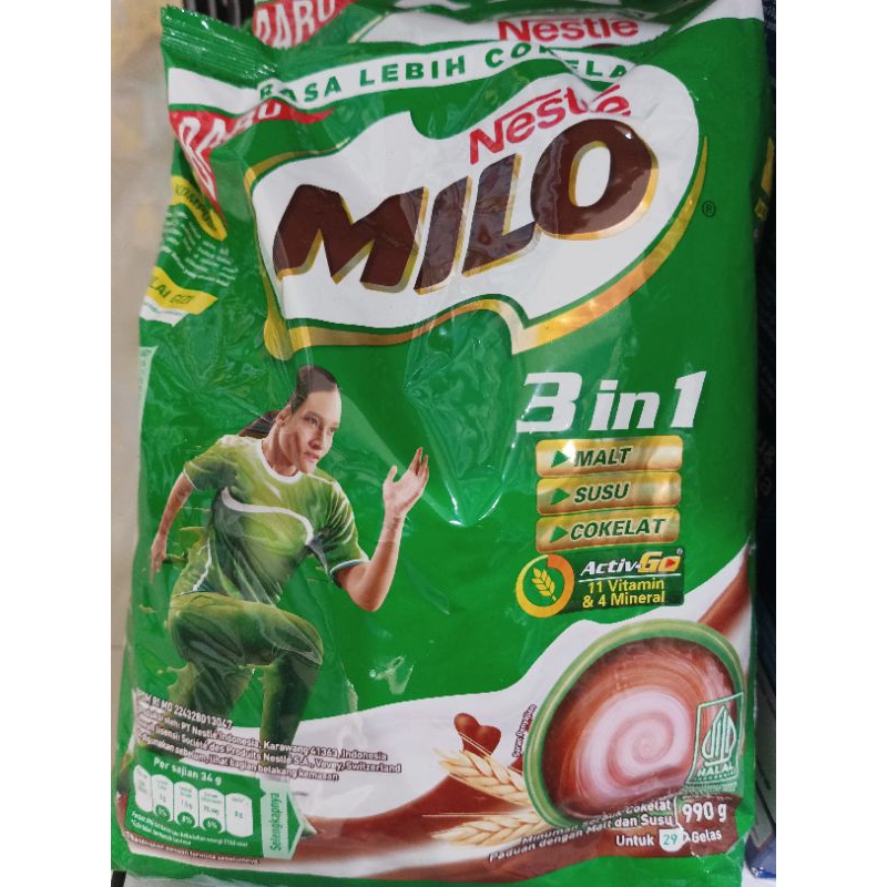 

Milo 3in1 990g