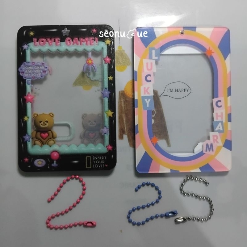 [BACA DESKRIPSI] ACRYLIC PHOTOCARD HOLDER CAHOL 2 SIDE