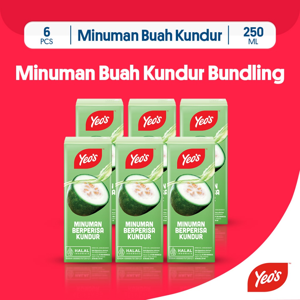 

Yeos Minuman Kaleng Buah Kundur Wintermelon 250 ml - 6 Pcs