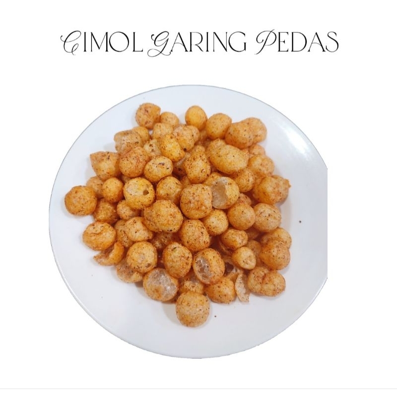 

Cimol Garing asin pedas (Cemilan rumahan kekinian)