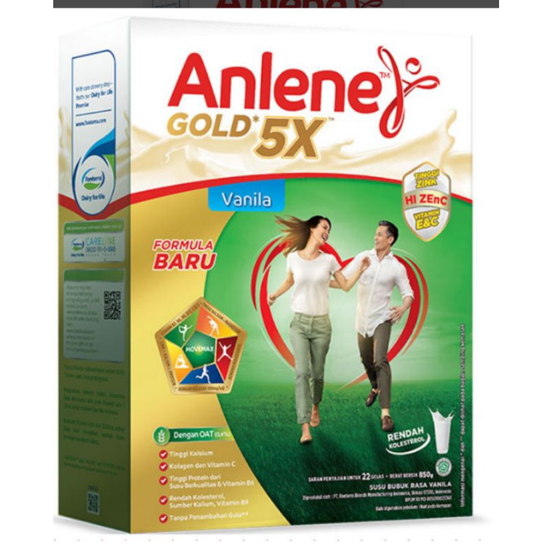 

Anlene gold 850 gram cokelat original vanila