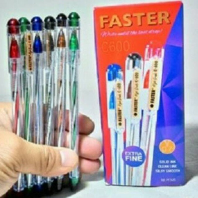 

GEBYAR PROMO Pulpen Faster C6 Per Lusin