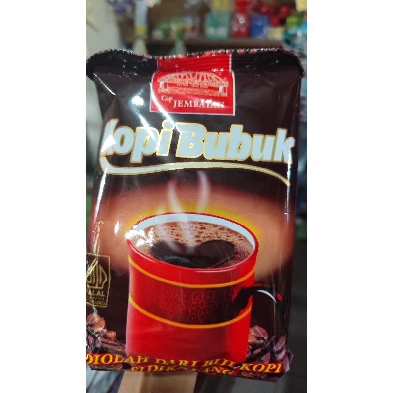 

Kopi Robusta Sidikalang Cap Jembatan (bubuk kasar) 500g