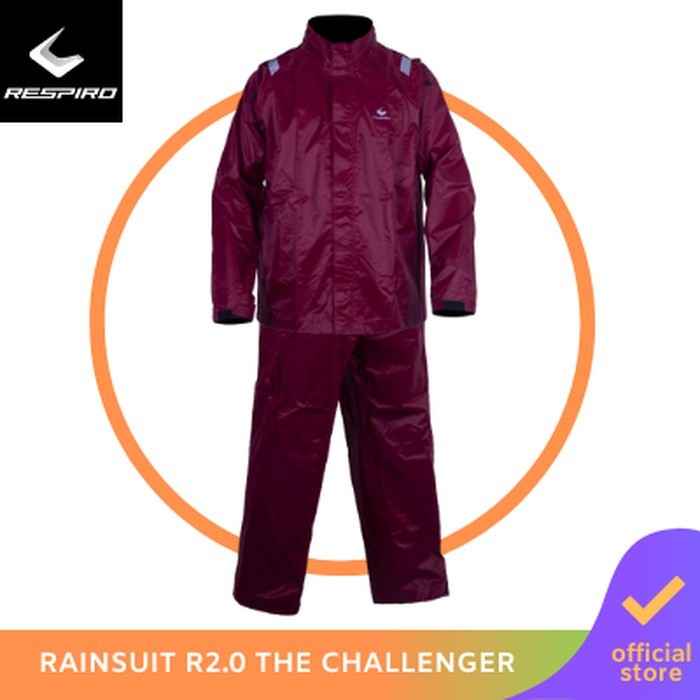RESPIRO RAINSUIT THE CHALLENGER R2.0 MAROON