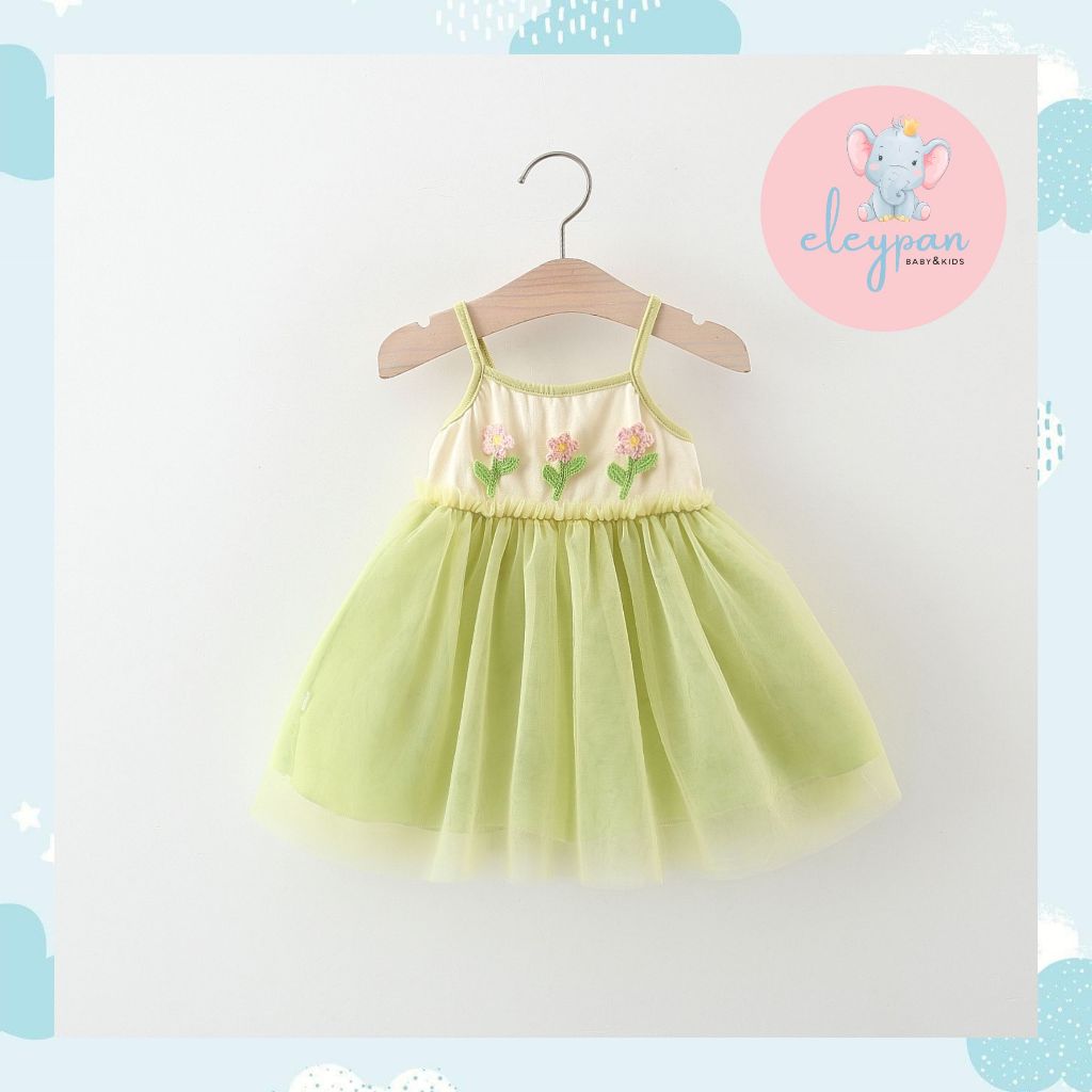 Dress Tutu Mini Anak  Baju Terusan Kensi Anak Cewek Rok Tile