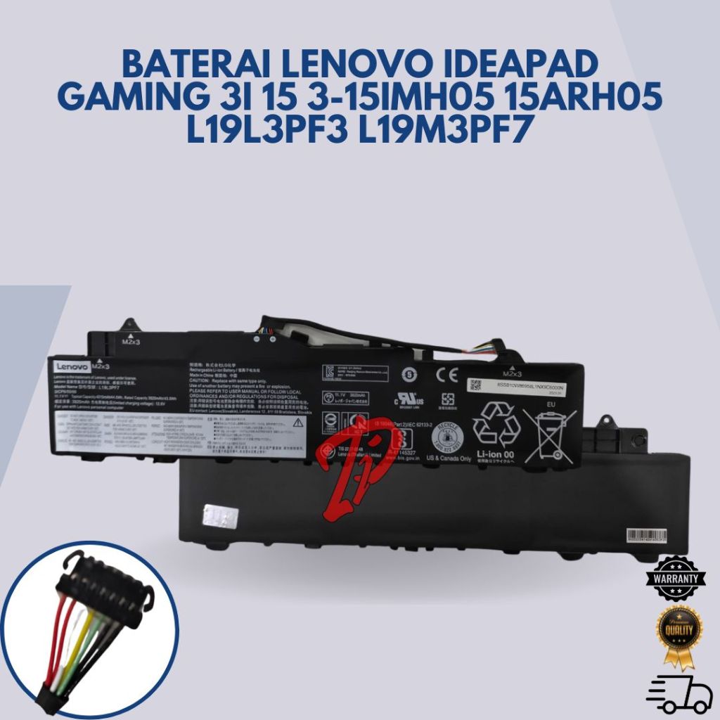 Baterai Laptop Lenovo Ideapad Gaming 3I 15 3-15Imh05 15Arh05 ORIGINAL