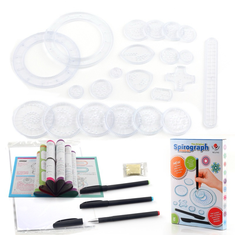 

Spirograph Ruler/Magic Ruler/Penggaris Magic/Mainan Edukasi Anak/Education Toys/Stationery/Alat Tulis/ATK