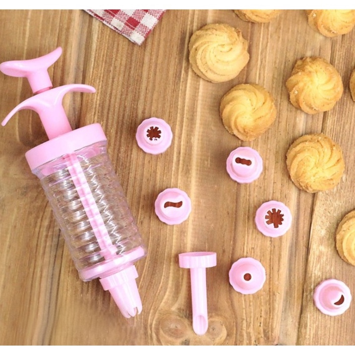BERKUALITAS Alat Hias Kue 8 in 1  Cetakan Kue Alat Penghias Kue 8 In 1  Semprotan Cream Cake  Dekora
